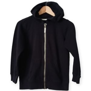 Carter's Kid Zip-Up Hoodie. Size 10/12. Color Black.
